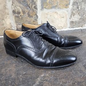 Peal & Co Brooks Brothers 11 Wingtip Captoe Leather Shoes